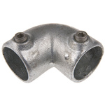 RS PRO 2-Way Connector Connecting Component, Strut Profile Type 2, Round Tube Size Type 2