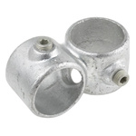 RS PRO M10 90° Connector Connecting Component, Strut Profile Type 2, Round Tube Size Type 2