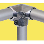 Kee Lite Side Outlet Elbow Connecting Component, Strut Profile Type 8, Round Tube Size Type 8