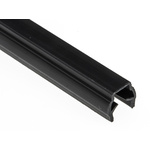 RS PRO Black PP T-Slot Covers, 6mm Groove Size, 2m Length