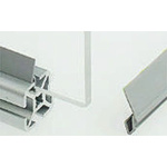 FlexLink Grey PVC Rim Strip, 5.5mm Groove Size, 3m Length