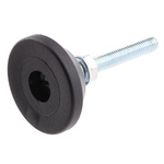 FlexLink M5 Thread Steel Adjustable Foot, 5.5mm Groove