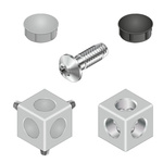Bosch Rexroth Corner Connector Connecting Component, Strut Profile 45 x 45 mm, Groove Size 10mm
