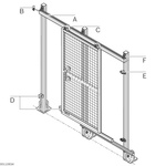 Bosch Rexroth Galvanised Steel Panel