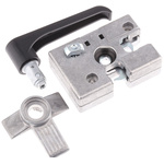Bosch Rexroth Die Cast Zinc, Galvanised Steel Door Lock, 8mm Slot, 30 mm, 45 mm Strut Profile