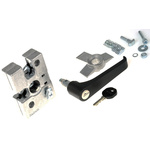 Bosch Rexroth Die Cast Zinc, Galvanised Steel Door Lock, 8mm Slot, 30 mm, 45 mm Strut Profile