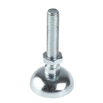 Bosch Rexroth M12 Thread Galvanised Steel Adjustable Foot, 10mm Groove