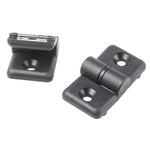 RS PRO Door Hinge, 40, 8mm Slot, 40 mm Strut Profile