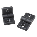 RS PRO Door Hinge, 40, 8mm Slot, 40 mm Strut Profile
