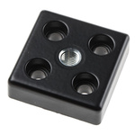 RS PRO M5, M8 Thread Base Plate, 5mm Groove