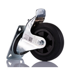 Bosch Rexroth M8 Thread Rubber Castor Wheels, 10mm Groove