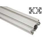 FlexLink Silver Aluminium Profile Strut, 44 x 88 mm, 11mm Groove, 3000mm Length, Series XC