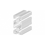RS PRO Silver Aluminium, Anodized Profile Strut, 45 x 90 mm, 10mm Groove, 2m Length
