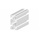 RS PRO Silver Aluminium, Anodized Profile Strut, 30 x 60 mm, 8mm Groove, 2m Length