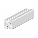 RS PRO Silver Aluminium, Anodized Profile Strut, 20 x 20 mm, 5mm Groove, 1m Length