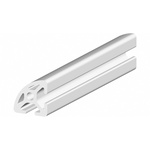 RS PRO Silver Aluminium, Anodized Profile Strut, 20 x 20 mm, 5mm Groove, 1m Length