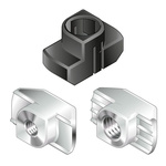 Bosch Rexroth Black PA Cover Cap, 8 mm Strut Profile, 10mm Groove