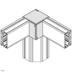 Bosch Rexroth Black PP Cover Cap, 60 x 120 mm Strut Profile