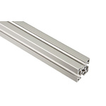 FlexLink Silver Aluminium Profile Strut, 30 x 30 mm, 7.2mm Groove, 3000mm Length, Series XF