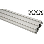 FlexLink Silver Aluminium Profile Strut, 22 x 66 mm, 5.6mm Groove, 1000mm Length, Series XD