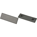 FlexLink Grey Rectangular End Cap, 22 mm, 66 mm Strut Profile, 5.5mm Groove
