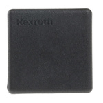 Bosch Rexroth Black Polypropylene End Cap, 30 x 30 mm Strut Profile, 8mm Groove
