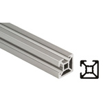 Bosch Rexroth Silver Aluminium Profile Strut, 30 x 30 mm, 8mm Groove, 2000mm Length