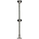 RS PRO Silver Malleable Iron Round Tube, 1100mm Length, Dia. 48.3mm