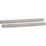 RS PRO Silver Malleable Iron Round Tube, 1450mm Length, Dia. 48.3mm