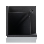 Bosch Rexroth Black Polypropylene Corner Bracket Cap, 45 x 45R Strut Profile, 10mm Groove