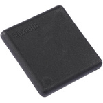 Bosch Rexroth Black Polypropylene End Cap, 40 x 40 mm Strut Profile, 10mm Groove