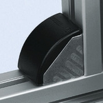 Bosch Rexroth Black Polypropylene Angle Bracket Cap, 20 x 40 mm Strut Profile, 6mm Groove