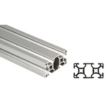 Bosch Rexroth Silver Aluminium Profile Strut, 30 x 60 mm, 8mm Groove, 1000mm Length