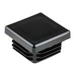RS PRO Black Square Tube Plug, 30mm