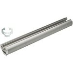 Bosch Rexroth Silver Aluminium Round Tube, 10mm Groove, 2000mm Length, Dia. 28mm, Series EcoShape