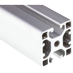 RS PRO Silver Aluminium Profile Strut, 30 x 30 mm, 6mm Groove, 2000mm Length