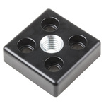 RS PRO M12, M5 Thread Base Plate, 5mm Groove