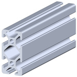 RS PRO Silver Aluminium Profile Strut, 20 x 40 mm, 5mm Groove, 2000mm Length