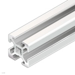 Bosch Rexroth Silver Aluminium Profile Strut, 20 x 20 mm, 6mm Groove, 2000mm Length