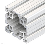 Bosch Rexroth Silver Aluminium Profile Strut, 80 x 80 mm, 10mm Groove, 2000mm Length