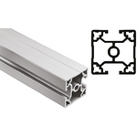 FlexLink Silver Aluminium Profile Strut, 44 x 44 mm, 11mm Groove, 1000mm Length, Series XC