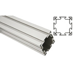 FlexLink Silver Aluminium Profile Strut, 88 x 88 mm, 11mm Groove, 1000mm Length, Series XC