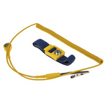 RS PRO ESD Grounding Wrist Strap & Cord Set With 10 mm Socket, 10 mm Stud