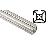 FlexLink Silver Aluminium Profile Strut, 30 x 30 mm, 7.2mm Groove, 3000mm Length, Series XF
