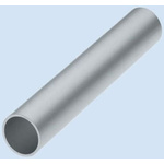 Rose+Krieger Silver Steel Round Tube, 1000mm Length, Dia. 48mm, Series GT 48