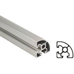 Bosch Rexroth Silver Aluminium Profile Strut, 45 x 45 mm, 10mm Groove, 1000mm Length