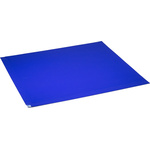 RS PRO Blue Cleanroom Tacky Mat, 910mm x 910mm x 1.65mm
