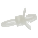 LCBS-4-01, 6.4mm High Nylon PCB Support Pillar for 4mm PCB Hole, 5.6mm Base