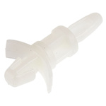 LCBS-6-01, 9.5mm High Nylon PCB Support Pillar for 4mm PCB Hole, 5.6mm Base