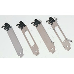 427-59696, D-sub, 37 Pin PCB Card Bracket Without Fixing Ears, Component Side